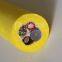Yellow Oil Resistance Marine Electrical Cable / 4 Core Wire Cables Weatherproof