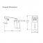 Surface Treatment Chrome Plated Self Closing hotel Water Basin Faucets