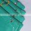 Durable construction debris scaffold safety net in roll with grommets