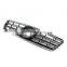 Chrome black Front Grill Grilles 2000-2006 For Mercedes Benz C class W203