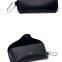 Customized Portable Leather Sunglasses Case with Metal Hook