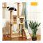 China wholesale Huge Size Cat Tree House Cat Climbing Frame With Scratching Post and Stairs