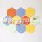 Multi Colors Felt Acoustic Panels with customized Shape Felt Boards Wall Decoration