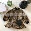 2020 Winter Girls Plus Velvet Thick Leopard Print Dress Children Fashionable Fishtail Skirt Korean Children's Wear