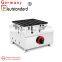 Factory price LPG gas heart shape pancake poffertjes grill machine with stainless steel