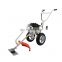 Gasoline grass trimmer multifunction  tools two wheel push brush cutter trimmer head