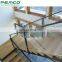 Deck Inox Square Side Mounted Glass Balustrade Balcony Stainless Steel Glass Railing Prices