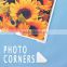 300 Photo decoration sticker box Scrapbook DIY Craft Photo Corner