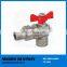 PN25 Forged Brass Ball Valve DN80 with Lever Steel Handle