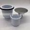 GUIDA 10002 High Flow plastic Shower Trap Waste With 90mm cover deodorizing round dish drainer