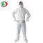 Waterproof Ppe Set Coverall Hooded Disposable Work Uniform