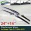 for Nissan Tiida C11 2004~2012 Latio Versa Car Wiper Blade Front Windscreen Wipers Car Accessories Stickers 2005 2006 2007 2008