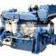 Water Cooled 4 Stroke 6 Cylinder 220kw 1500rpm WD12 Weichai Marine Engine