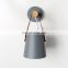 Hot Sell Colorful Metal Shade Wall Lamp Adjustable Wood Tube Wall Light