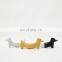 home decor accessories ceramic ornament dachshund animal sculpture for living room