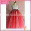 Princess Dress fairy style cotton yarn high waist skirts fluffy voile girl's dress children frocks designs