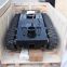 LKT1500 Remote Control Robot Track Chassis Rubber Crawler Base Robot Tank Chassis