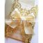 Top Quality Luxury Customized Gold Metal Wedding Invitation Card with Ribbon Knot                        
                                                Quality Choice