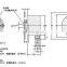 E6H-CWZ6C 1000P/R энкодер с полым валом с открытым коллектором фазы ABZ