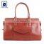 Zipper Closure Type Eye Catching Pattern Stylish Fashion Women Genuine Leather Handbag