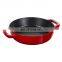 40cm heavy duty seasoned cooking cast iron wok