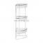 3-tier triangular Storage rack Freestanding Storage Organizer Shelf