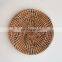 Set of 7 Premium Boho Wall Decor Straw Rustic Art Decor Multicolor Placemat Cheap Wholesale