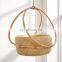 100% Eco-friendly Rattan Hanging Planter Pot multifunction Plant Holder Unique Wicker Flower Pot Holder Decoration Wholesale