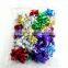 100pcs/PVC Popular Colorful Iridescent Ribbon Star Bow for Gift Decoration