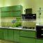 5mm Painted clear tempered glass kitchen cabinet door glass