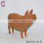 rusted metal cow for home metal arts decoration
