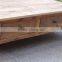 RE-1535 Movable Coffee Table Old Door Industrial Coffee Table with Wheels