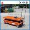 China direct factory supply hydraulic mobile scissor lift table mini scissor lift