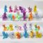 Small Toy Clear Plastic Animal Figurines Horses Kid toys Plastic Horses