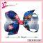 High quality kids ribbon bow hair clip,wholesale frozen hair bow hair jewelry