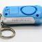 Mini Girl Personal Safe Alarm Keychain Lanyard Torch Portable Flashlight