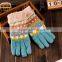 Thickening Wool Warm Gloves Winter Women's Outdoor Knitted Gloves, Full Finger Gloves