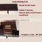 Reverted espresso chef knife Roll Genuine Leather Heavy duty