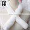 Factory Direct Wholesale Price Rex Rabbit Fur Scarf /round Rex Fur Scarf