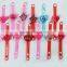 3 Flash Children Cartoon Led lighted bracelet,led PVC wristband for kids