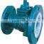 Steel PFA Lined Baiting Valve ANSI Discharge Ball Valve