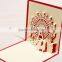 Handmade 3D Pop Up Ferris Wheel Greeting Card With Envelope for christmas                        
                                                Quality Choice
