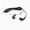 high quality popular flat cable earphone with mic for mobile, and mp3/mp4 player