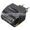 New Stylish 220V AC to 12V DC Car Cigarette Lighter Wall Power Socket Plug Adapter Converter autolaturi savukkeensytytin