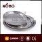 wholesale delicacy stainless steel with decorative design plate