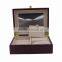 Wooden watch metal box