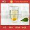 Egg shaped 450ml high borosilicate double wall glass cup