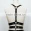 Francesca black Leather Harness