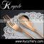 cutlery set gold,wedding rose gold flatware,fine-cutlery-sets