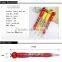 Special design ballpoint pens with fruit decoration promotional plastic fruit gift ball pen